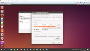 Assign static IP to Ubuntu 14.04 as well as  on top of VMware workstation players