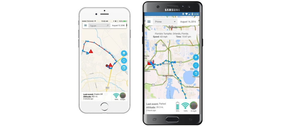 GPS based transport management app